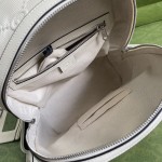 Gucci GG embossed backpack white 658579