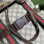 Gucci GG skateboard backpack with Web ‎690999