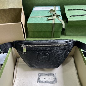 Gucci Jumbo GG small belt bag Black ‎658582