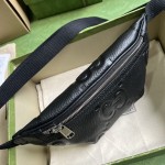 Gucci Jumbo GG small belt bag Black ‎658582