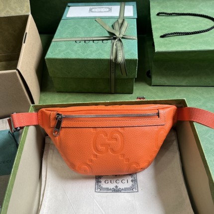 Gucci Jumbo GG small belt bag Orange ‎658582