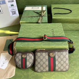 Replica Gucci Ophidia GG heart utility belt