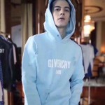 Givenchy Paris Destroyed Hoodies Blue