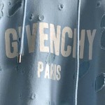 Givenchy Paris Destroyed Hoodies Blue