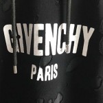 Givenchy Paris Destroyed Hoodies Black