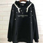 Givenchy Gemini Embroidered Hoodies Black