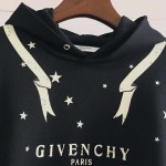 Givenchy Gemini Embroidered Hoodies Black