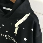 Givenchy Gemini Embroidered Hoodies Black