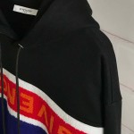 Givenchy Towelling Band Hoodie Black