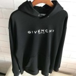 Blurred Givenchy Paris Hoodies Black