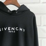 Blurred Givenchy Paris Hoodies Black