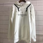 Givenchy Gemini Embroidered Hoodies White