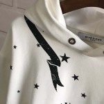 Givenchy Gemini Embroidered Hoodies White