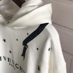 Givenchy Gemini Embroidered Hoodies White