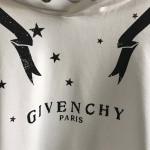 Givenchy Gemini Embroidered Hoodies White