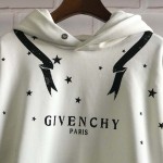 Givenchy Gemini Embroidered Hoodies White