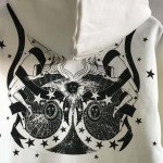 Givenchy Gemini Embroidered Hoodies White