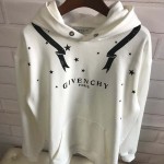 Givenchy Gemini Embroidered Hoodies White