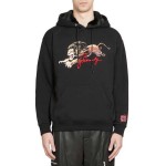 Givenchy Leo Printed Hoodie Black