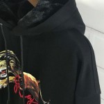 Givenchy Leo Printed Hoodie Black