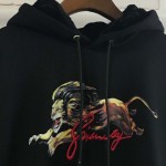 Givenchy Leo Printed Hoodie Black