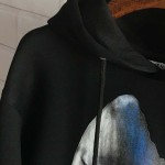 Givenchy Shark Printed Hoodie Black