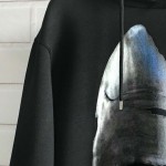 Givenchy Shark Printed Hoodie Black