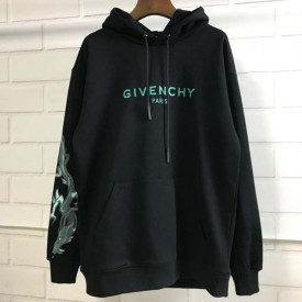 Givenchy Capricorn Printed Hoodie with Sequins Black