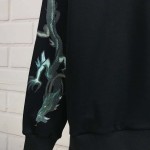 Givenchy Capricorn Printed Sweater with Sequins Black