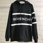 Givenchy Paris 4G Contrasting Hooded Sweatshirt Black