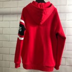 Givenchy Paris 4G Contrasting Hooded Sweatshirt Red