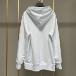 Givenchy Archetype slim fit hoodie in fleece white