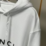 Givenchy Archetype slim fit hoodie in fleece white