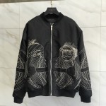 Givenchy Embroidery Bomber Jacket Black