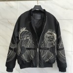 Givenchy Embroidery Bomber Jacket Black