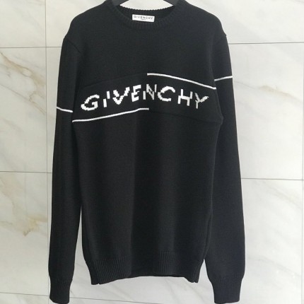 Givenchy Logo Knit Jumper Black