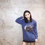 Givenchy Monkey Printed Sweatshirt Blue