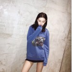 Givenchy Monkey Printed Sweatshirt Blue