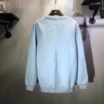 Givenchy Paris Destroyed Sweatshirt Blue