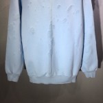 Givenchy Paris Destroyed Sweatshirt Blue