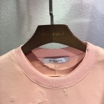 Givenchy Paris Destroyed Sweatshirt Pink