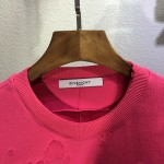 Givenchy Paris Destroyed Sweatshirt Rose