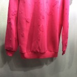 Givenchy Paris Destroyed Sweatshirt Rose