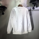 Givenchy Paris Destroyed Sweatshirt White