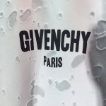 Givenchy Paris Destroyed Sweatshirt White