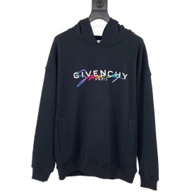 Givenchy signature hoodie black