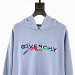 Givenchy signature hoodie blue