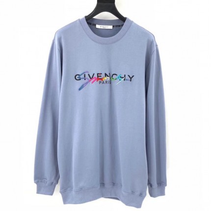 Givenchy signature sweatshirt blue