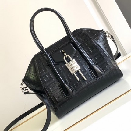 Givenchy Mini Antigona bag 4G leather Tote Black