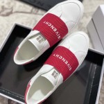 City Sport sneakers in leather with GIVENCHY strap white / red